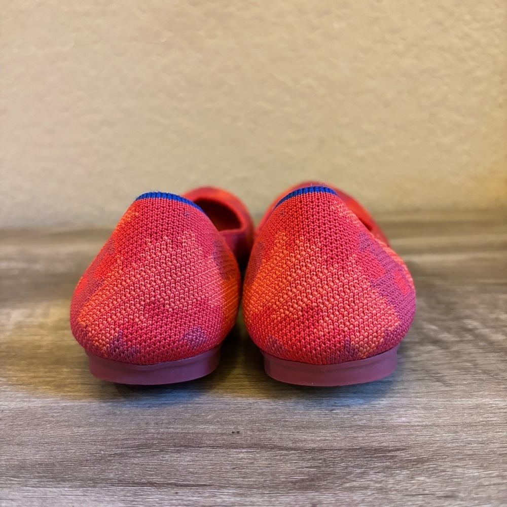 Rothy's The Flat Red Botanicamo Retired Size 6 - Picture 5 of 11